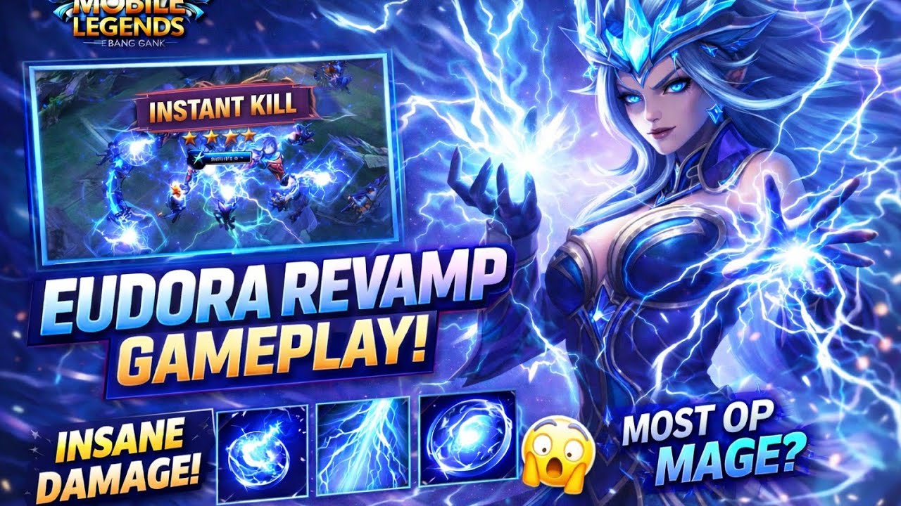 Eudora Revamp Damage Nggak Masuk Akal! Auto Instan Kill