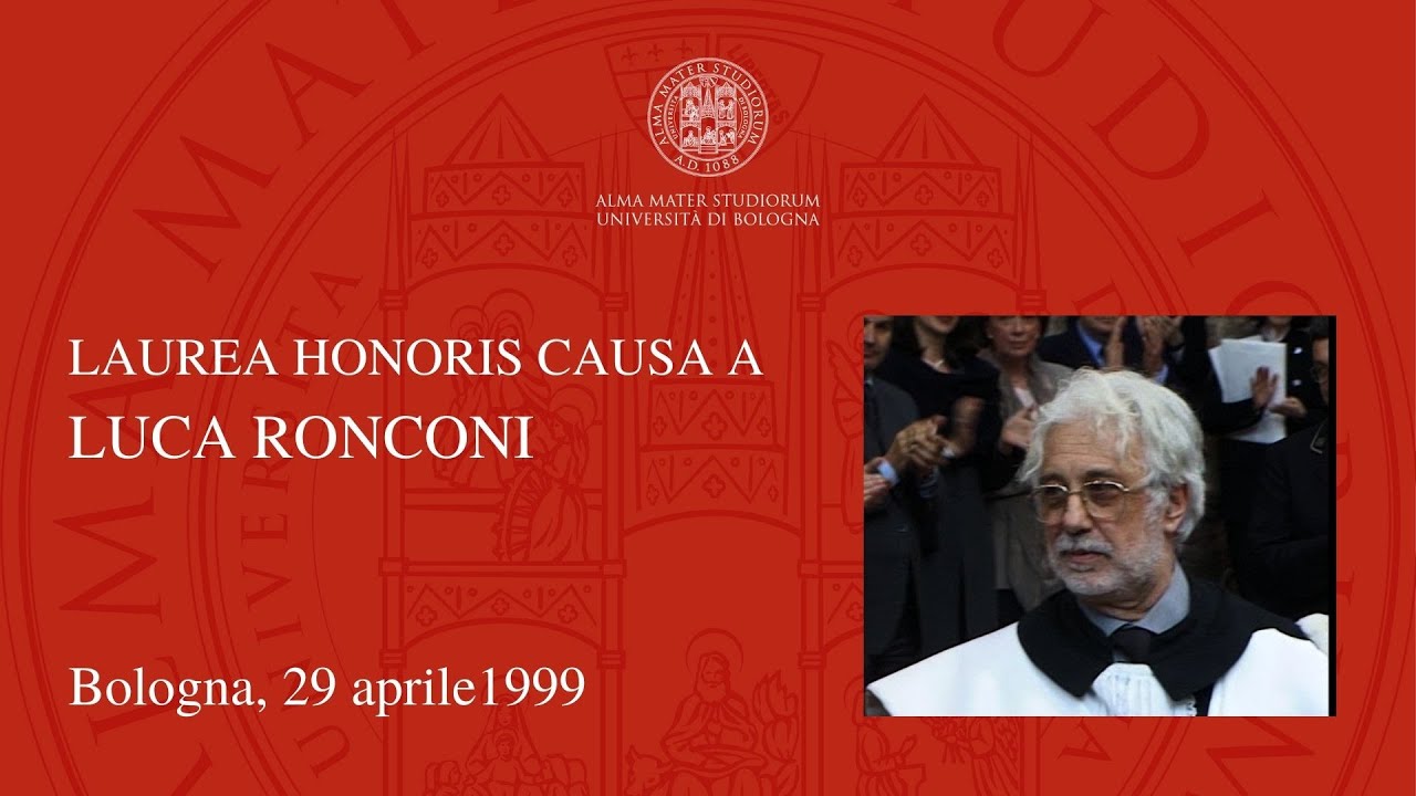 Laurea honoris causa a Luca Ronconi