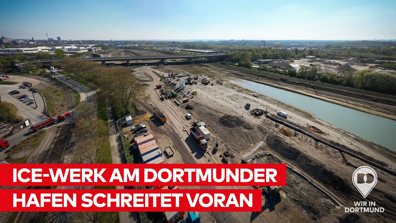 Großprojekt auf Kurs: ICE-Werk Dortmund schreitet voran