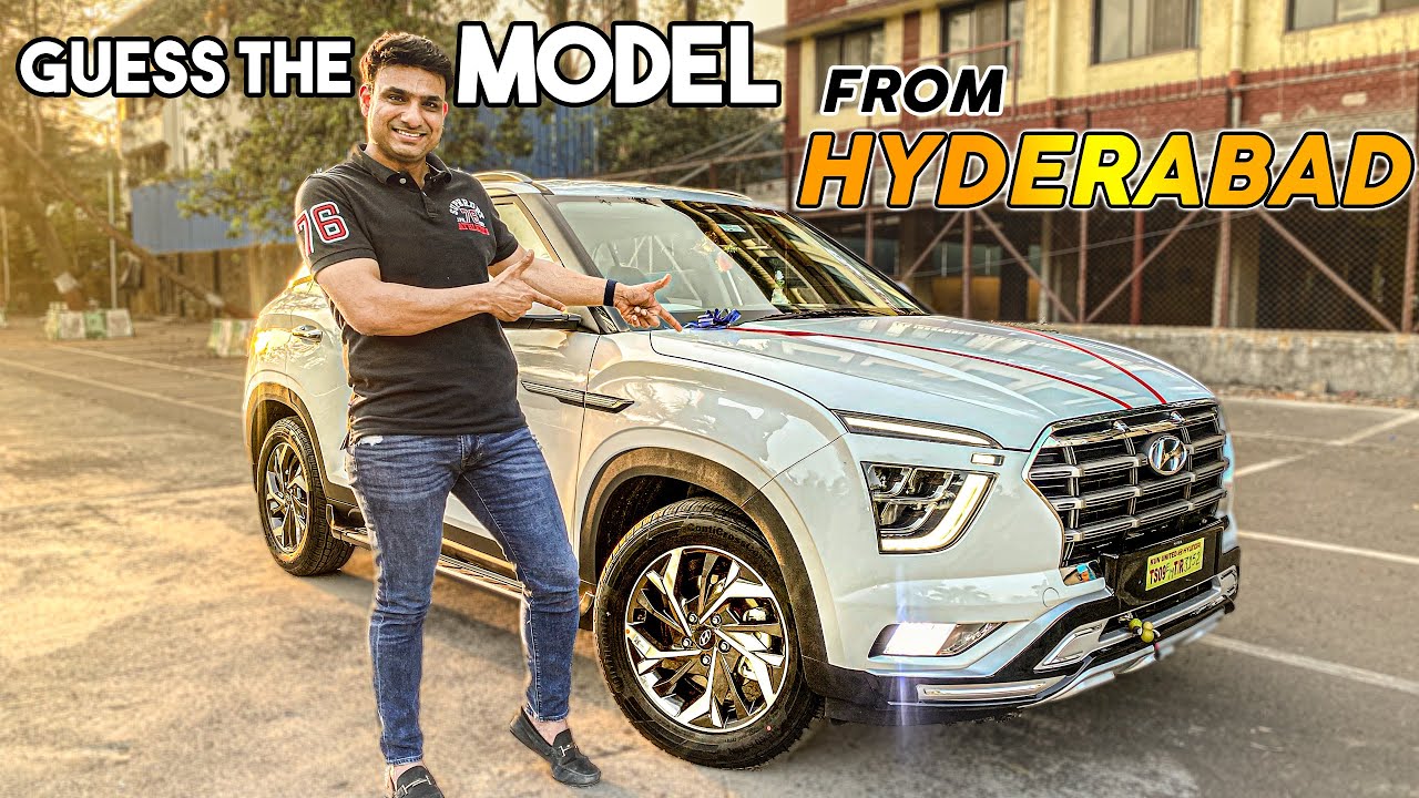 CRETA 2021 FROM HYDERABAD MODIFIED WITH TRIO HEAD & TAILLIGHTS || GUESS THE MODEL ||📞9321811482