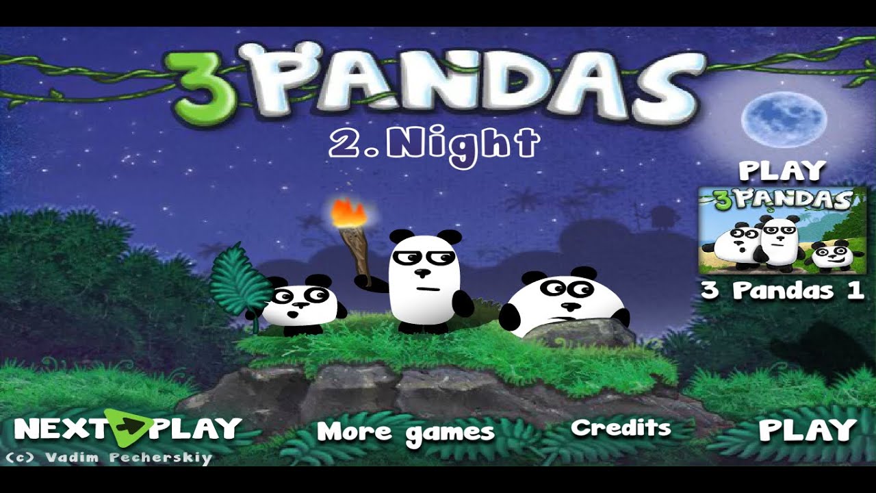 3 pandas 2: at night (100% playthrough)