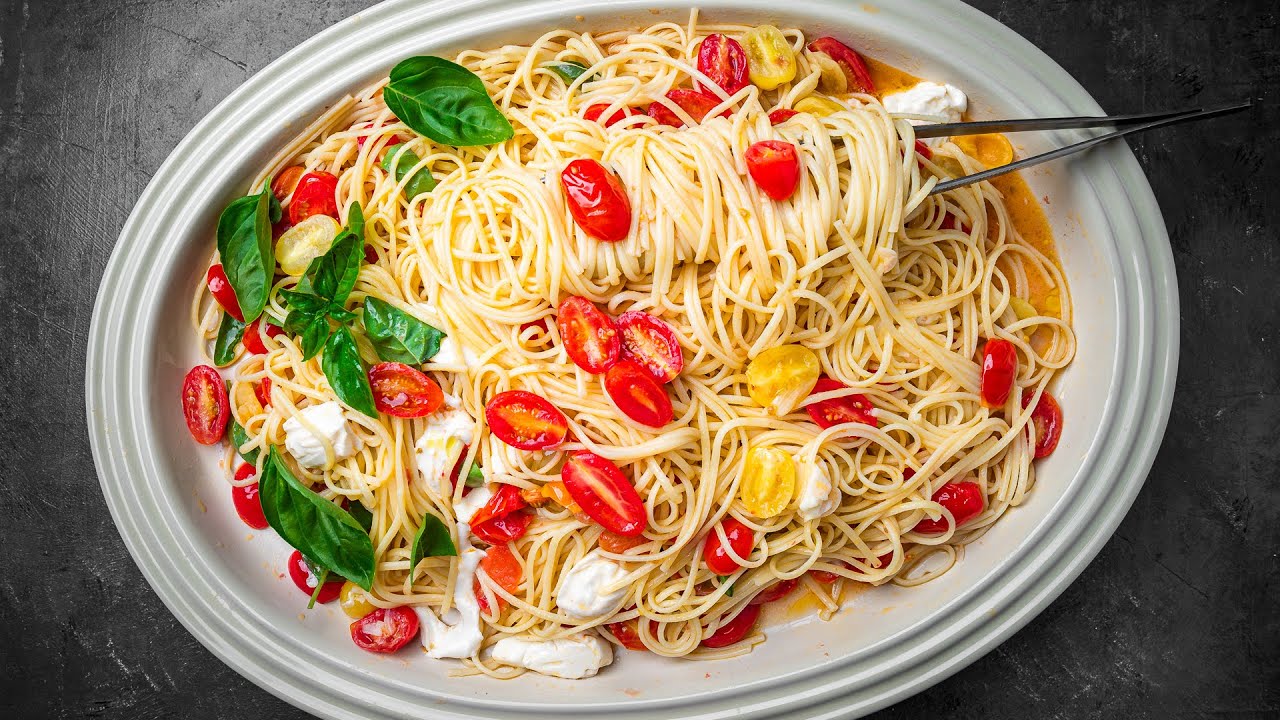 Caprese Pasta - My New Favorite Pasta To Make For Lazy Summer Nights