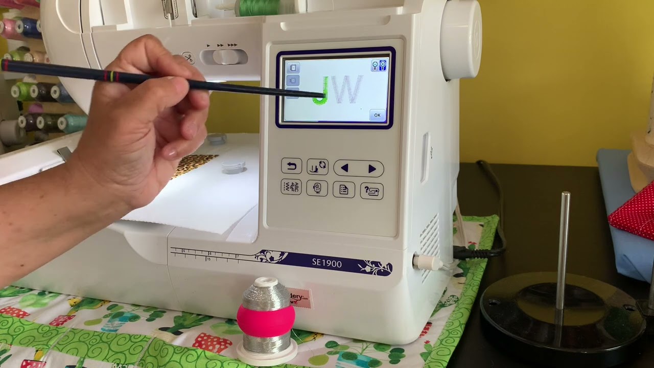 Adjusting the Speed on the Brother SE1900