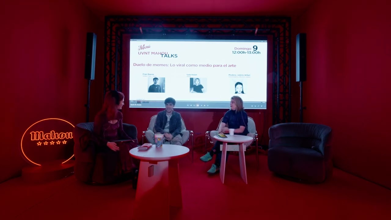 UVNT MAHOU TALKS'25 Duelo de memes: lo viral como medio para el arte.