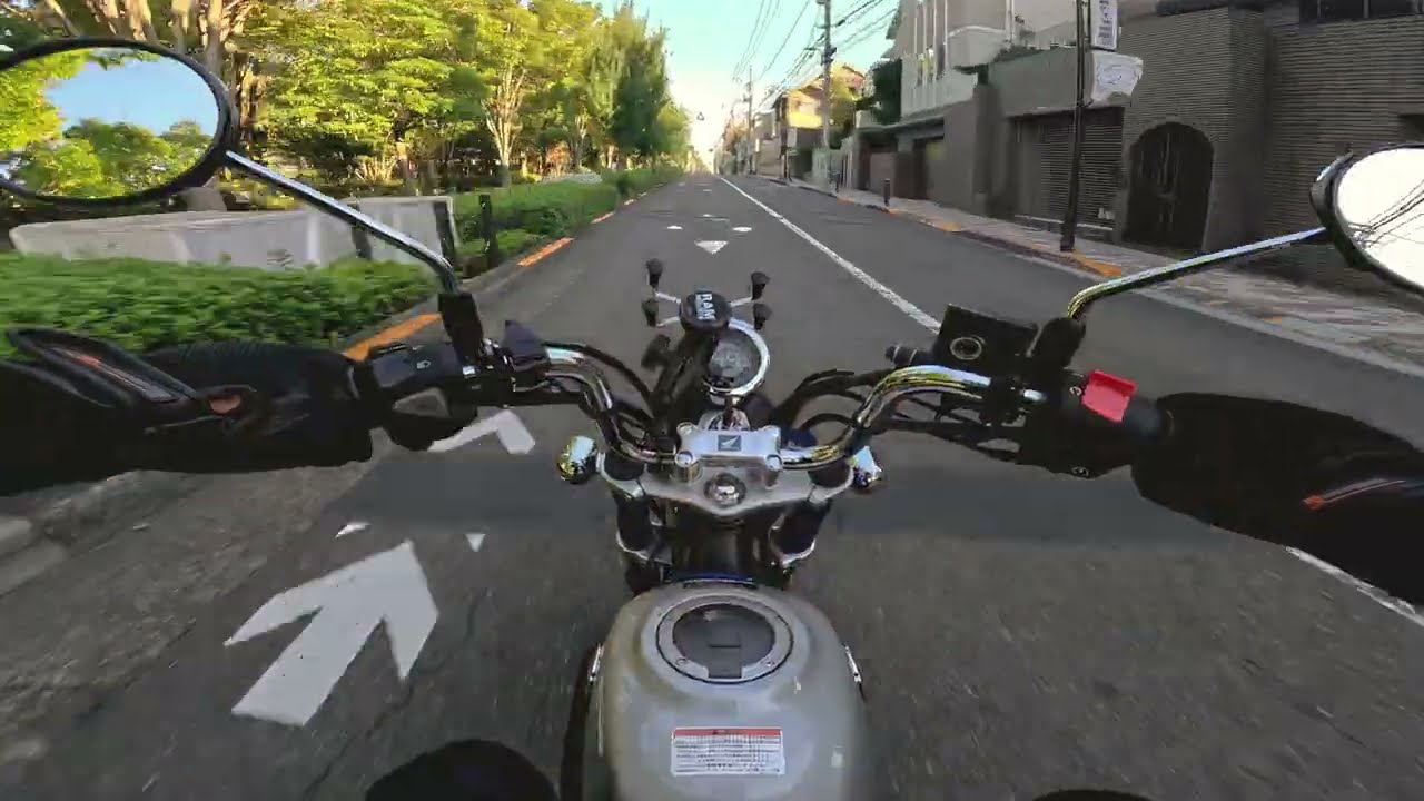 TOKYO Morning Ride Motorcycle POV local drive Monkey125 // 4K JAPAN // Tokyo RideAway