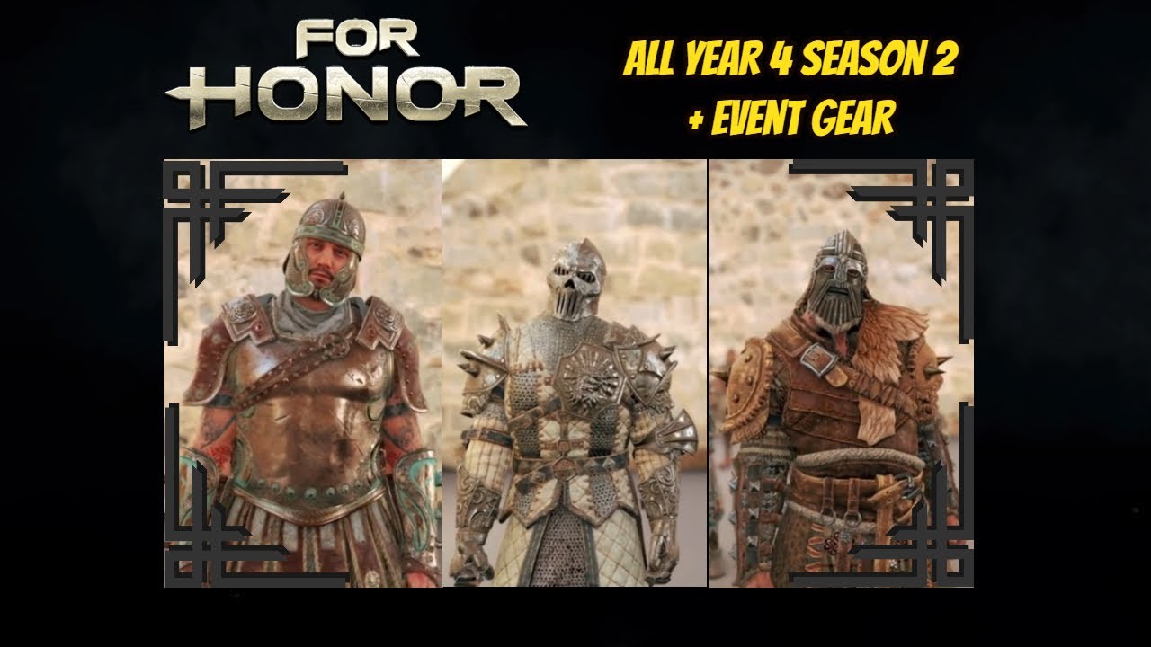 For Honor - All new gear coming in year 4 season 2
