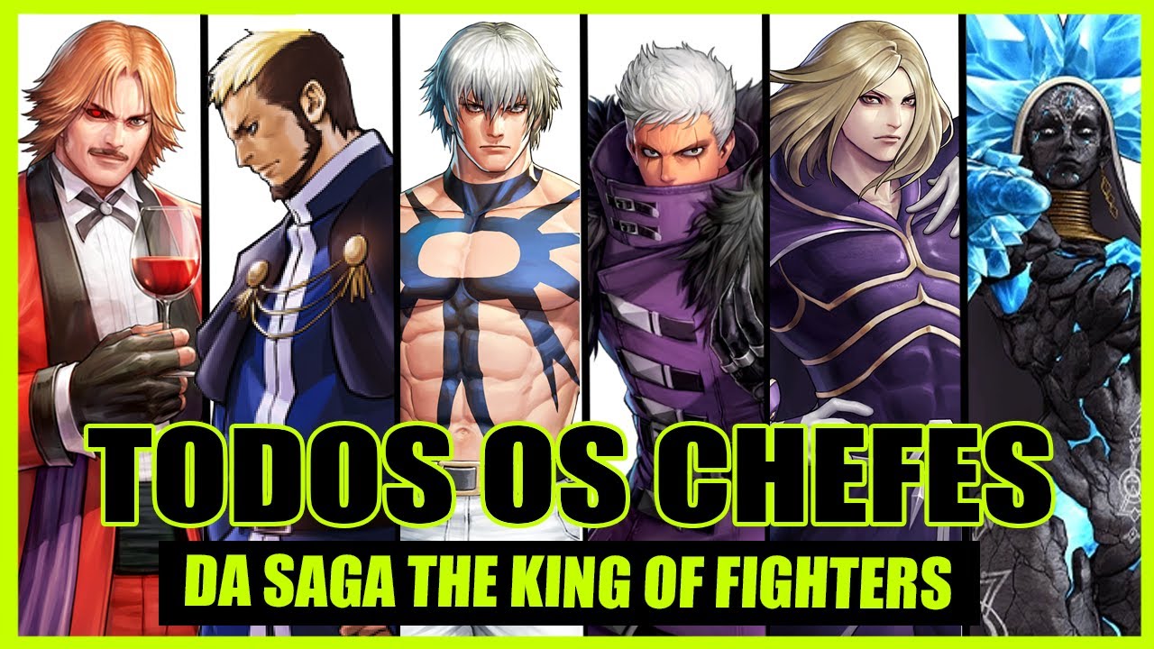 Todos os chefes da saga The King of Fighters - All bosses from The King of Fighters saga