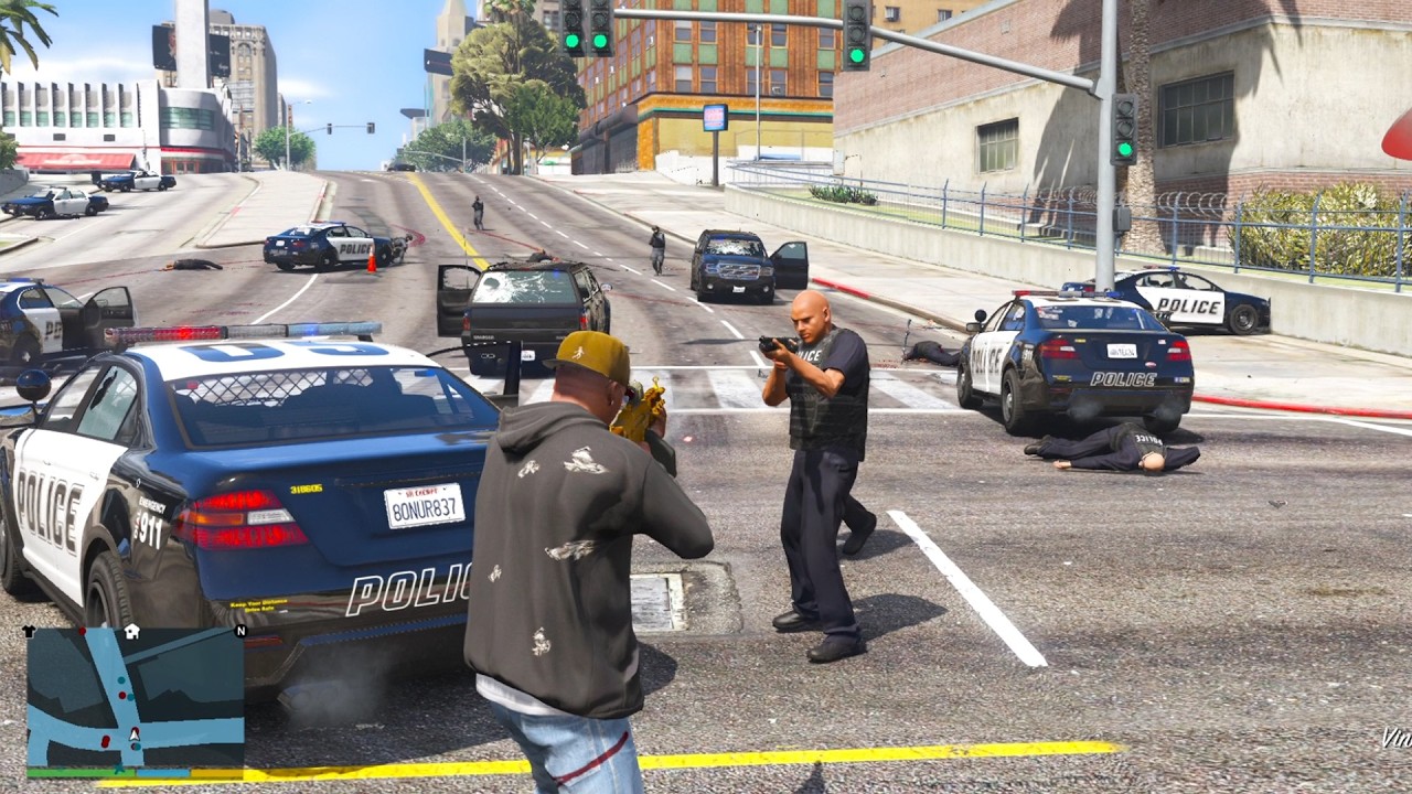 GTA V Police vs Player – Ultimate Survival Fight