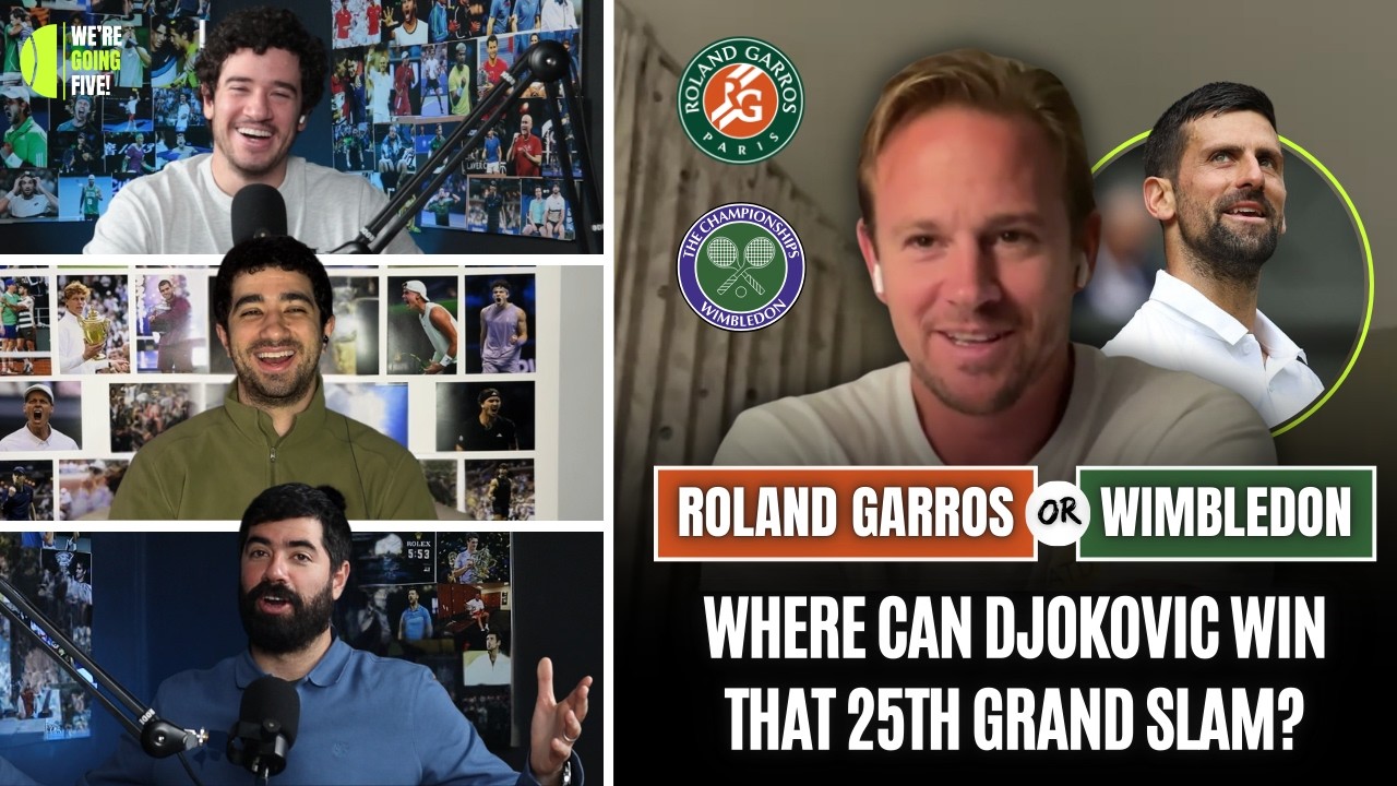Where is Novak Djokovic’s Best Chance To Win Grand Slam Number 25? With Kristof Vliegen | WGF Clips