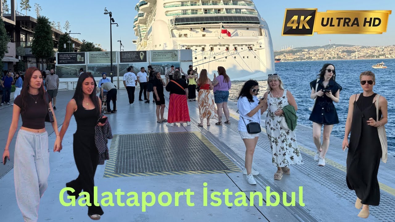 Walking Tour Karaköy to Galataport | Istanbul 4K Ultra HD