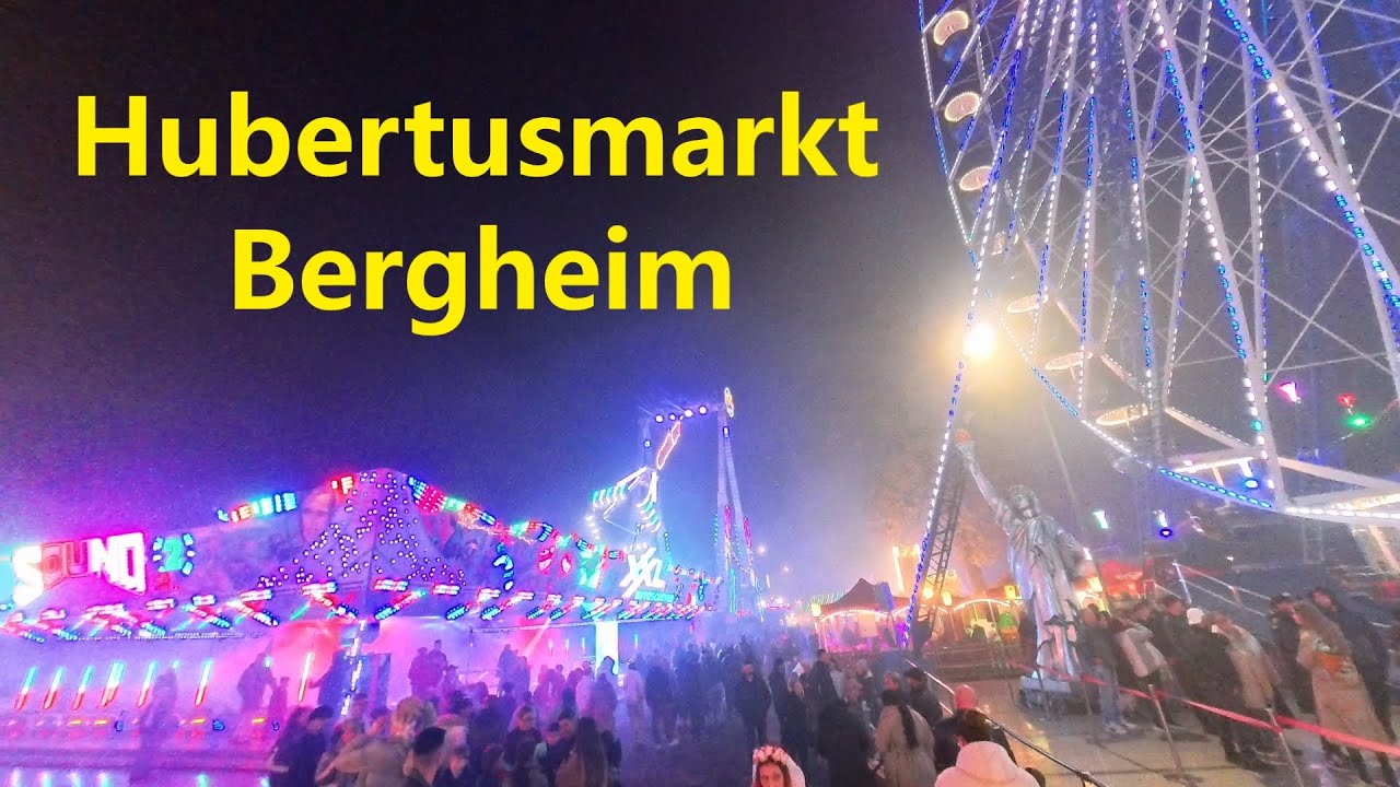 Hubertusmarkt Bergheim 2025 / Rundgang 