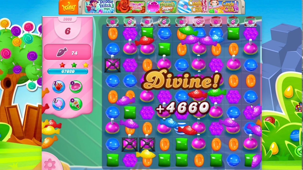 Candy Crush Saga Level 3000 Score 86 940 by Funny❣