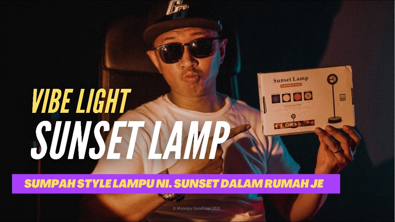 LAMPU SUNSET VIRAL - Unboxing & Review Ray Light from @Vibelightsmy