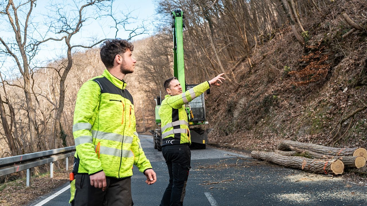 Abenteuer Verkehrssicherungsarbeiten: Ein Blick in den Alltag vom Forstbetrieb Diesler
