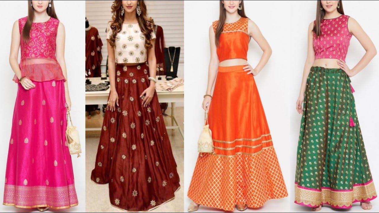 Silk Skirt and Top for Girls 2020 | Pattu Pavadai Designs |Party Wear Skirt Tops
