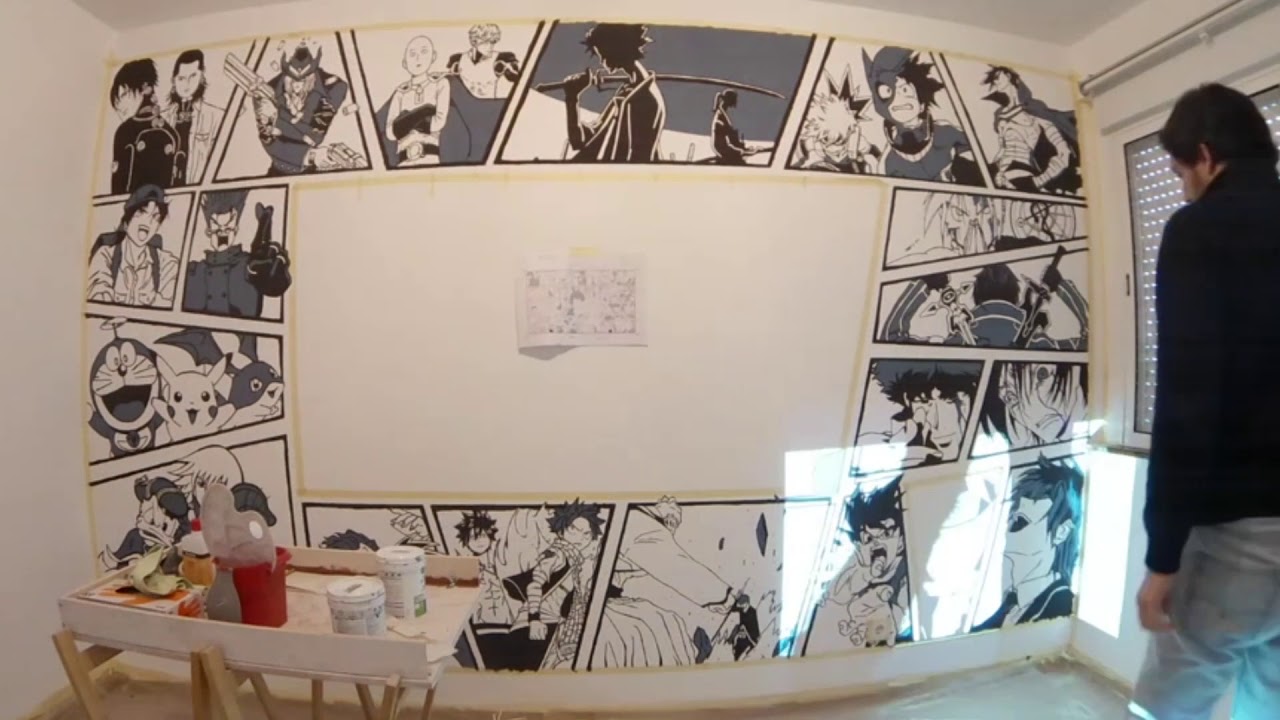 Speed Painting Anime & Manga Wall Mural