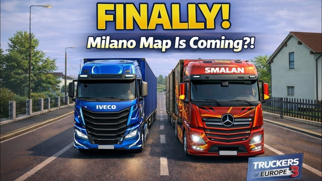 FINALLY! Milano Map Is Coming to Truckers of Europe 3