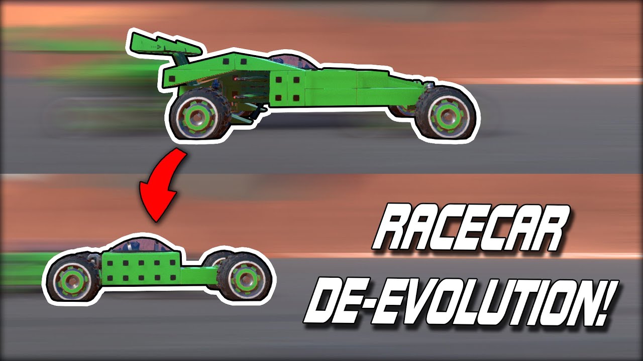 Evolving the Best Worst Race Car Through De-Evolution! (Trailmakers Gameplay)