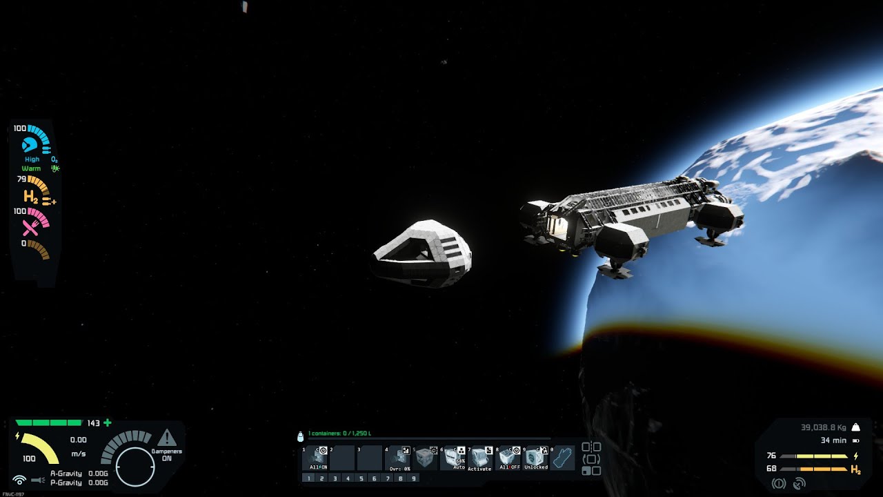 Space Engineers - Eagle Transporter Space 1999