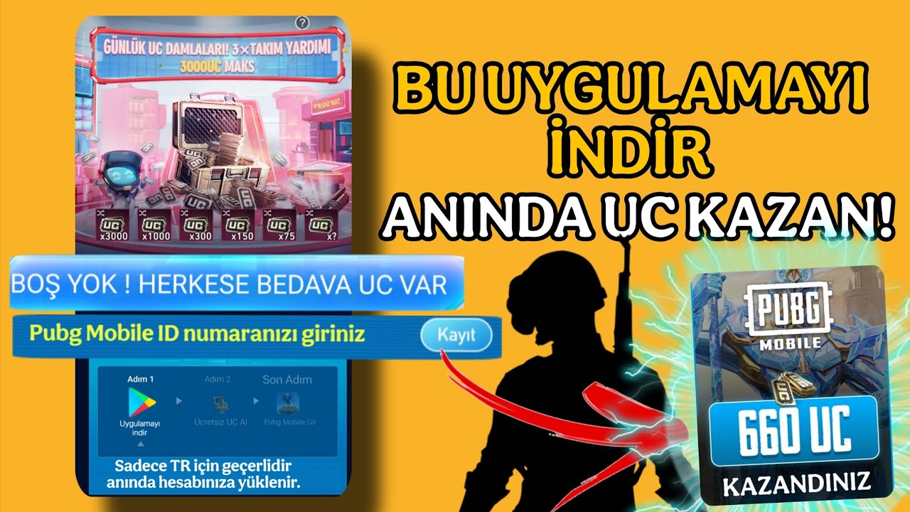PUBG MOBİLE BEDAVA UC ALMA 2026 