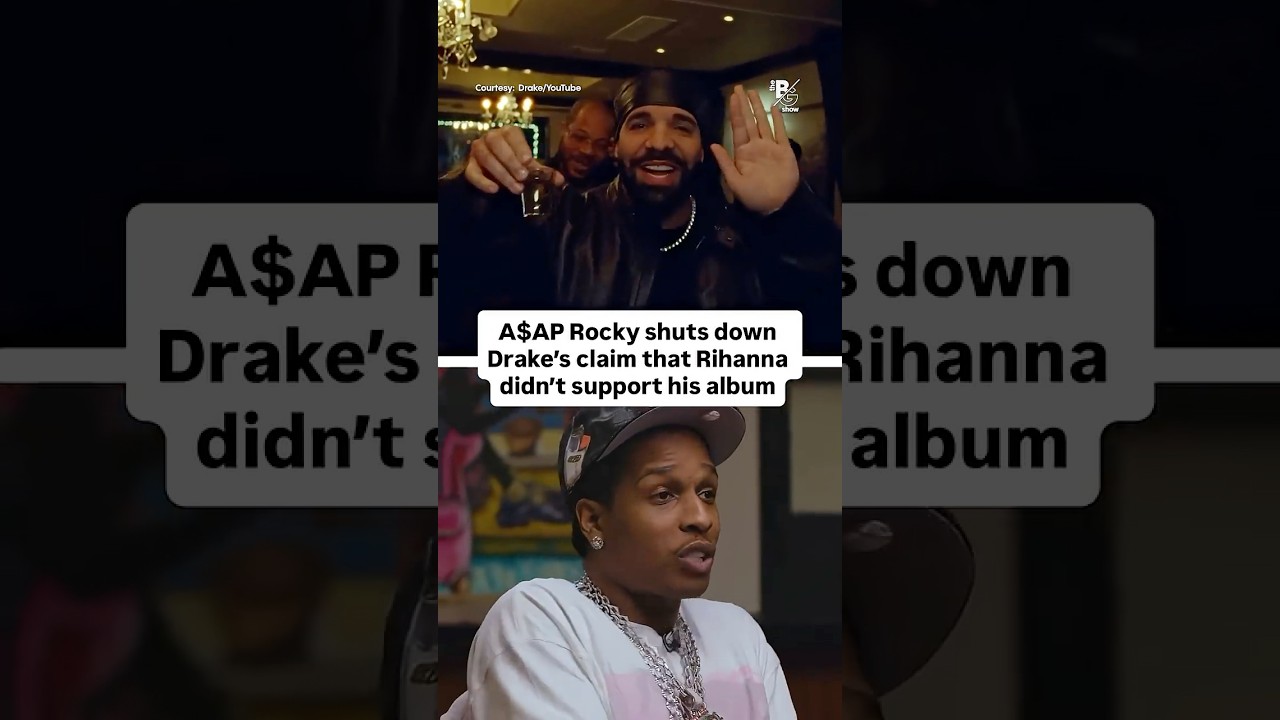 A$AP Rocky опроверг слова Drake о том, что Rihanna не поддержала его альбом