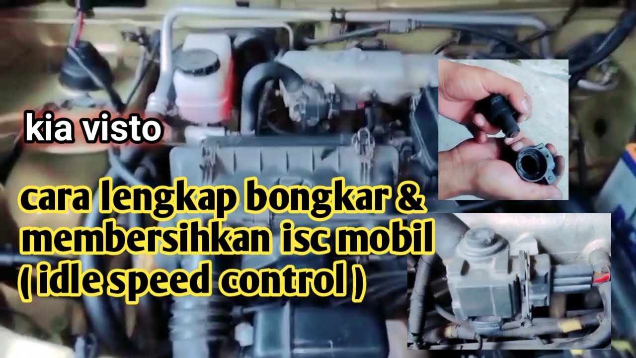 cara melepas dan membersihkan isc mobil