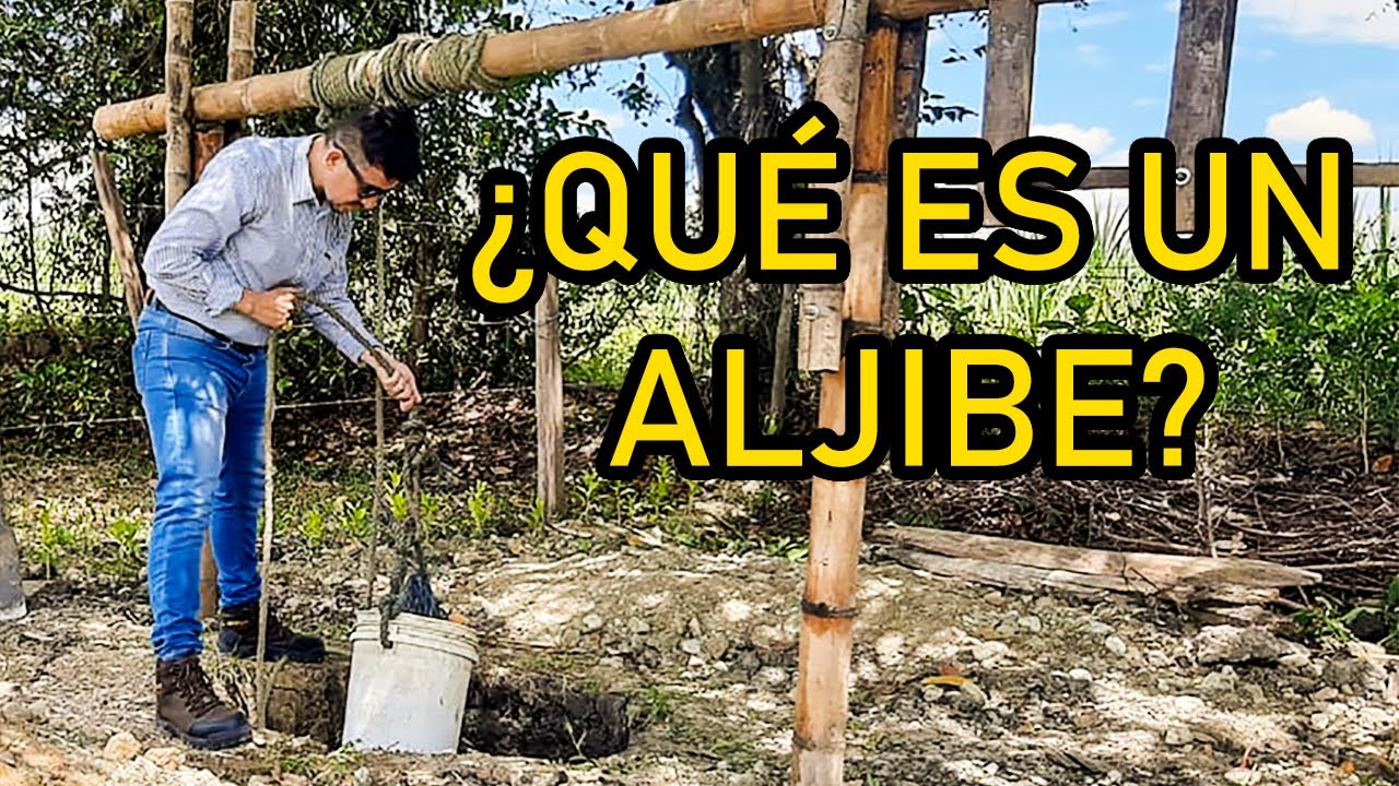 🔵que es un ALJIBE y cuanto CUESTA un ALJIBE en COLOMBIA