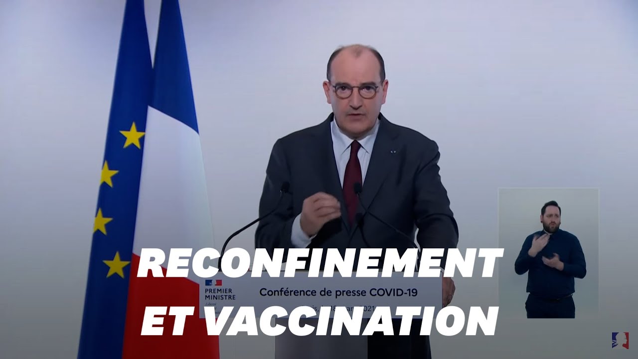 L'int&eacute;gralit&eacute; de la conf&eacute;rence de presse Covid de Jean Castex du 18 mars 2021