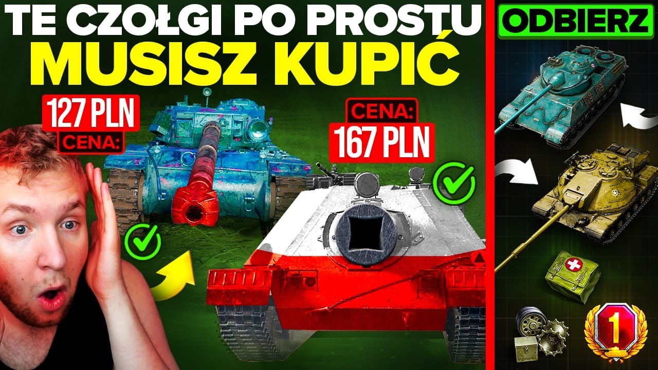 TE CZOŁGI TRZEBA MIEĆ - NOWE OFERTY! | ODBIERZ PREZENT i PREMKI