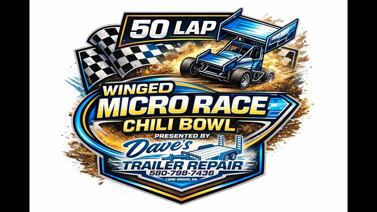 Golden Racing League | Dirt Series | Winged Micro Chili Bowl | Tulsa Expo Raceway