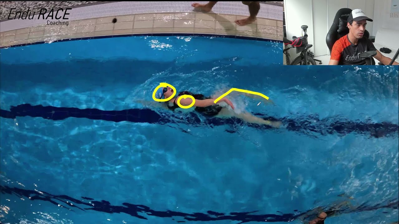 Analyse natation crawl de Léa - Triathlète
