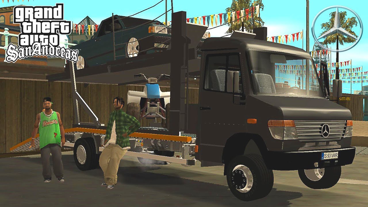 Mercedes Benz Vario Cegonha - GTA San Andreas