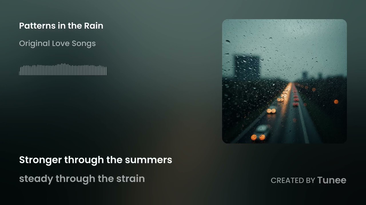 Patterns in the Rain