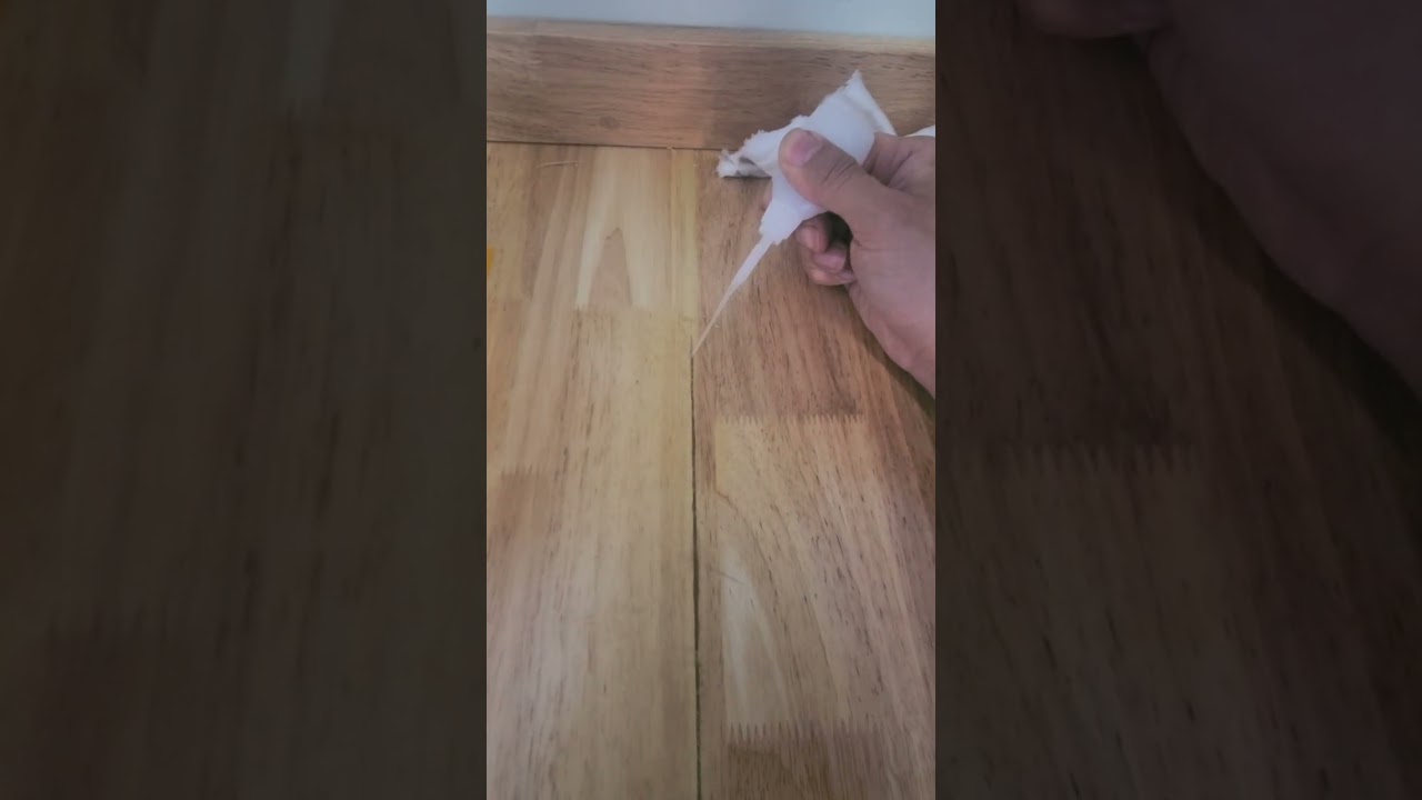 How to Repair a Crack on a Yellow Study Desk | Fix with KuArt