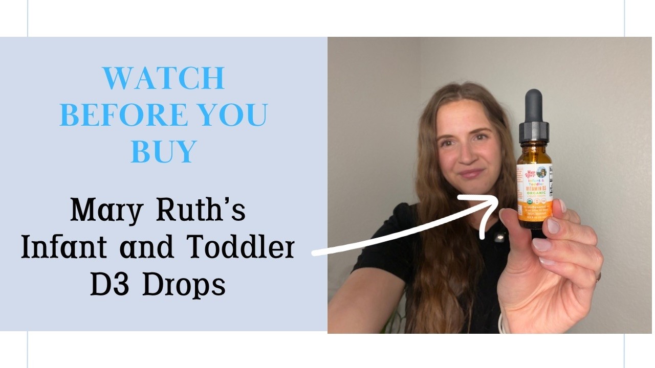 Mary Ruth's Toddler Vitamin D3 Drops - Organic & Worth It!