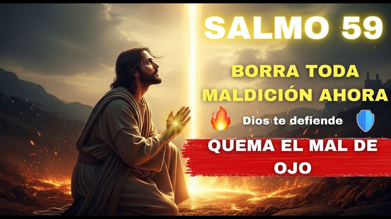 👁️‍🗨️ Salmo 59: ¡DESTRUYE el MAL de OJO y toda ENVIDIA AHORA! Oración de GUERRA PODEROSA