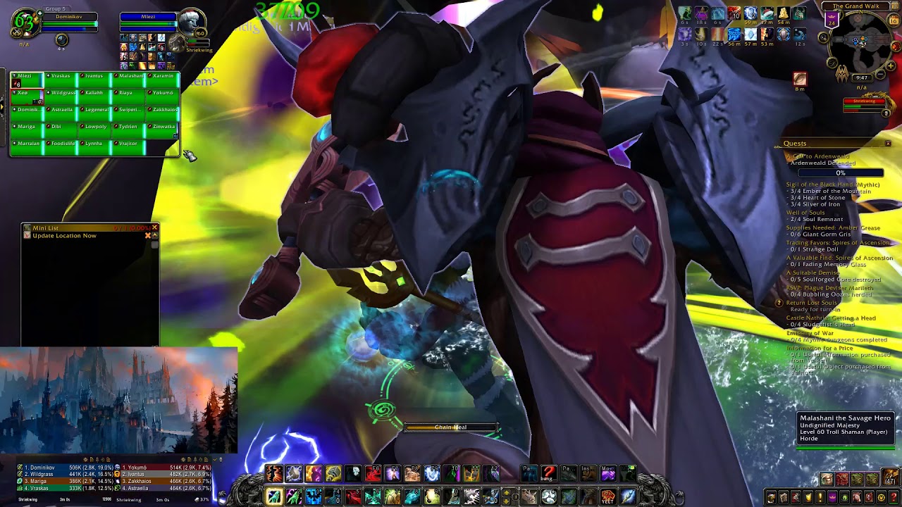 Undignified Majesty N Shriekwing Kill (Resto Shaman PoV) -- 12/16/2020