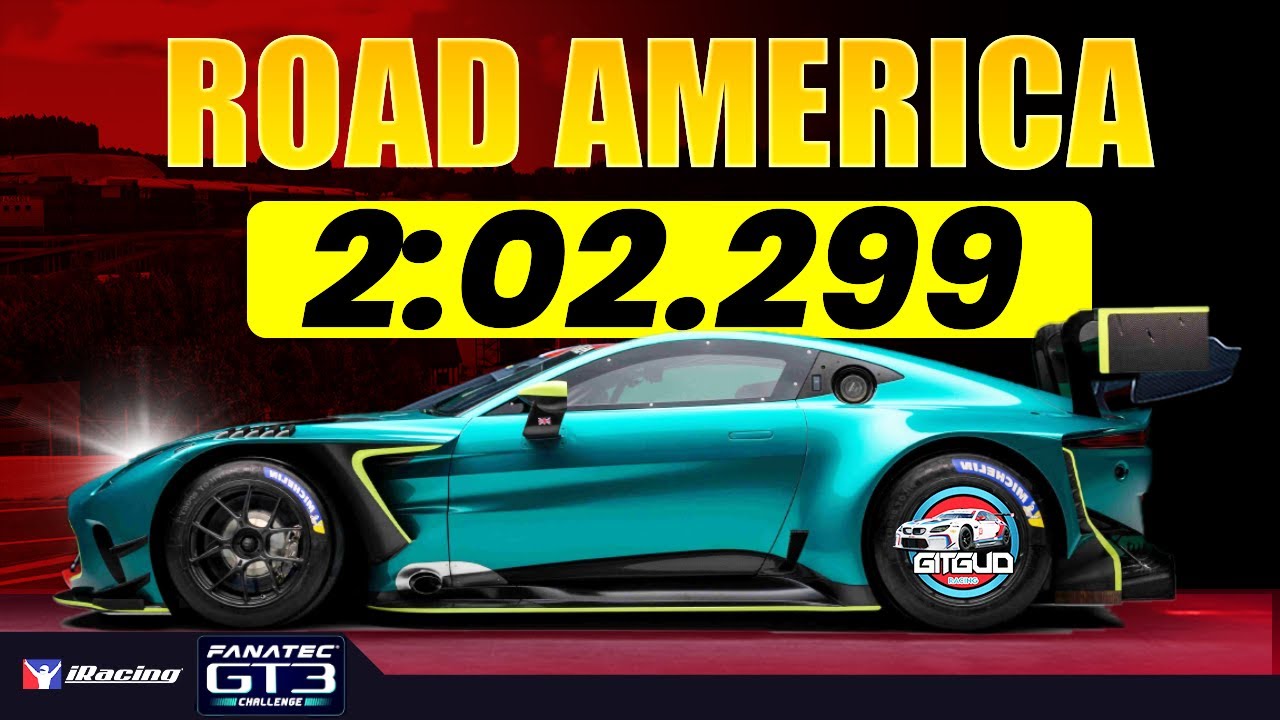 iRacing Aston Martin GT3 — Руководство по трассам Road America — 2:02.299