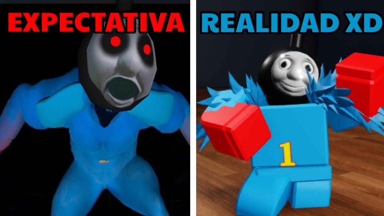Hize mi juego de terror de Thomas en Roblox XD (ta bien chafa)
