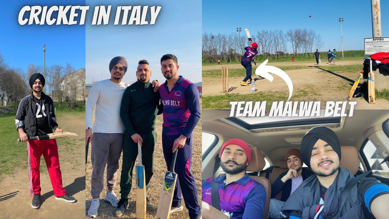 Cricket day 🏏 in italy 🇮🇹 / Sunday vlog with freinds / punjabi vlog