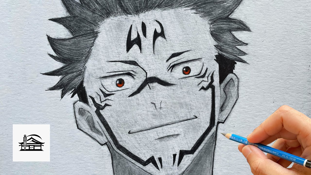 How to draw Sukuna | Jujutsu Kaisen Drawing Tutorial for Beginners