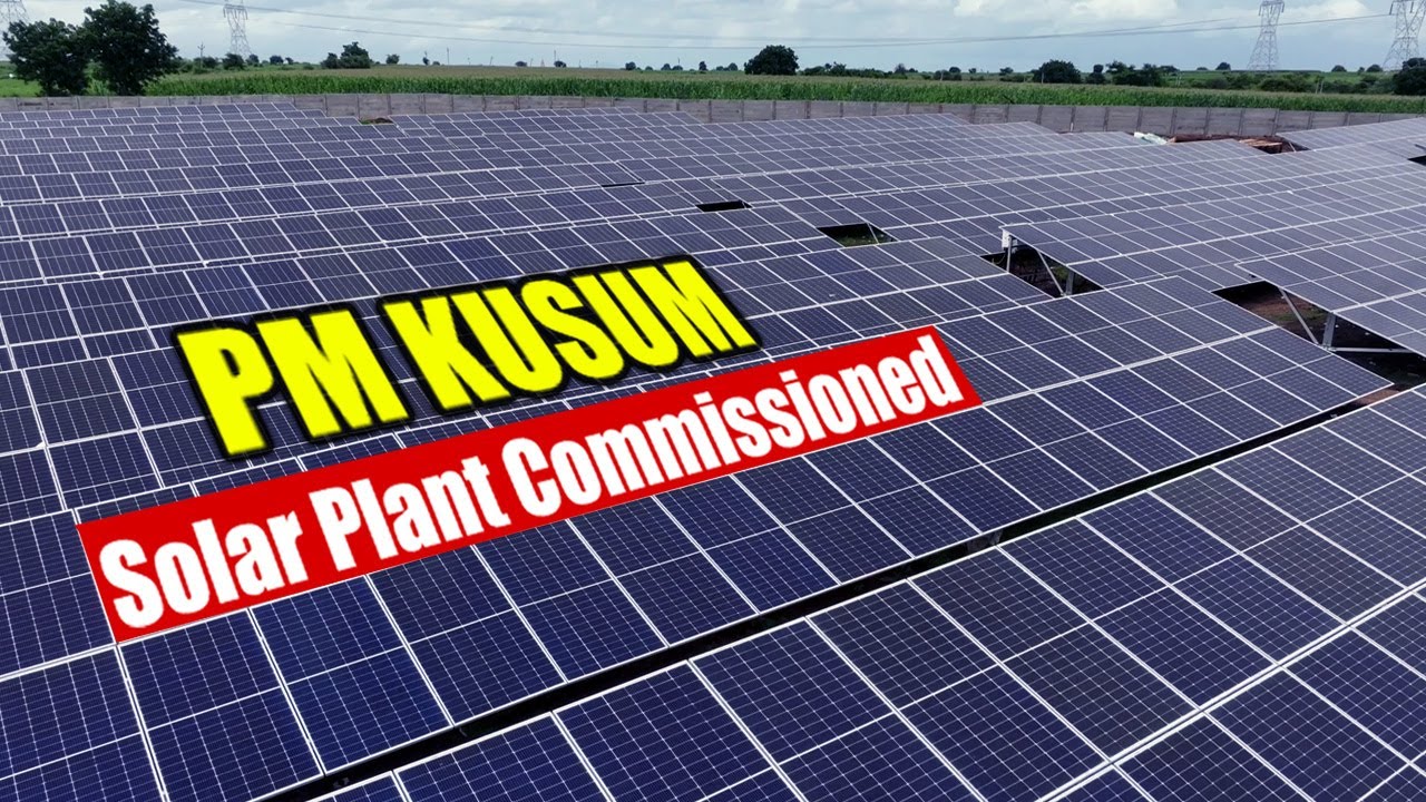 PM KUSUM: 3 Megawatt Solar Power Plant Commissioned | Megha Engineering
