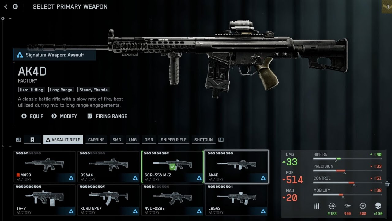 AK-4D Liberation Peak Conquest