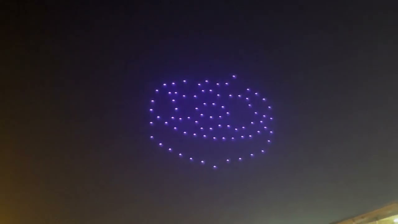 Welcome Home #CaribbeanAirlines drone show