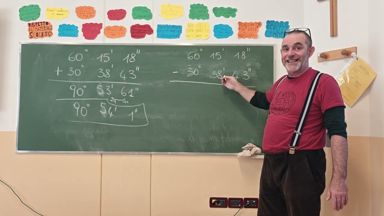 as2526 addizione sottrazione sessagesimale