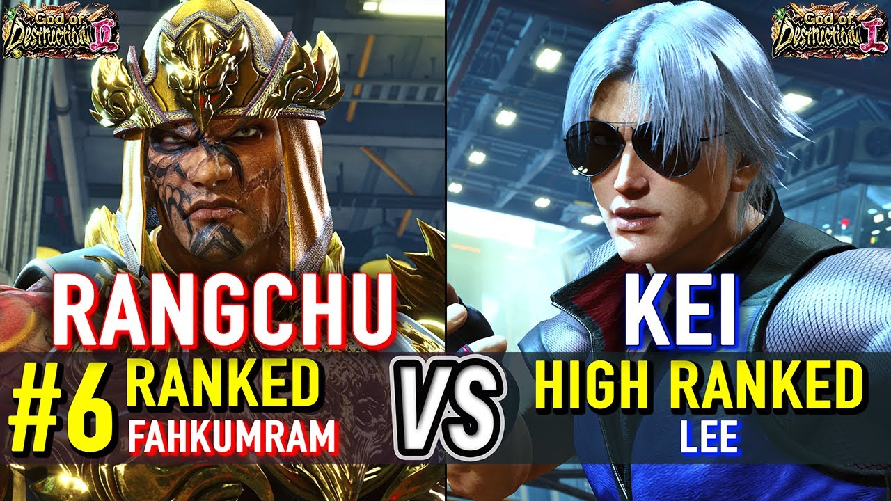 T8 🔥 RANGCHU (#6 Ranked Fahkumram) vs KEI (Lee) 🔥 Tekken 8 High Level Gameplay