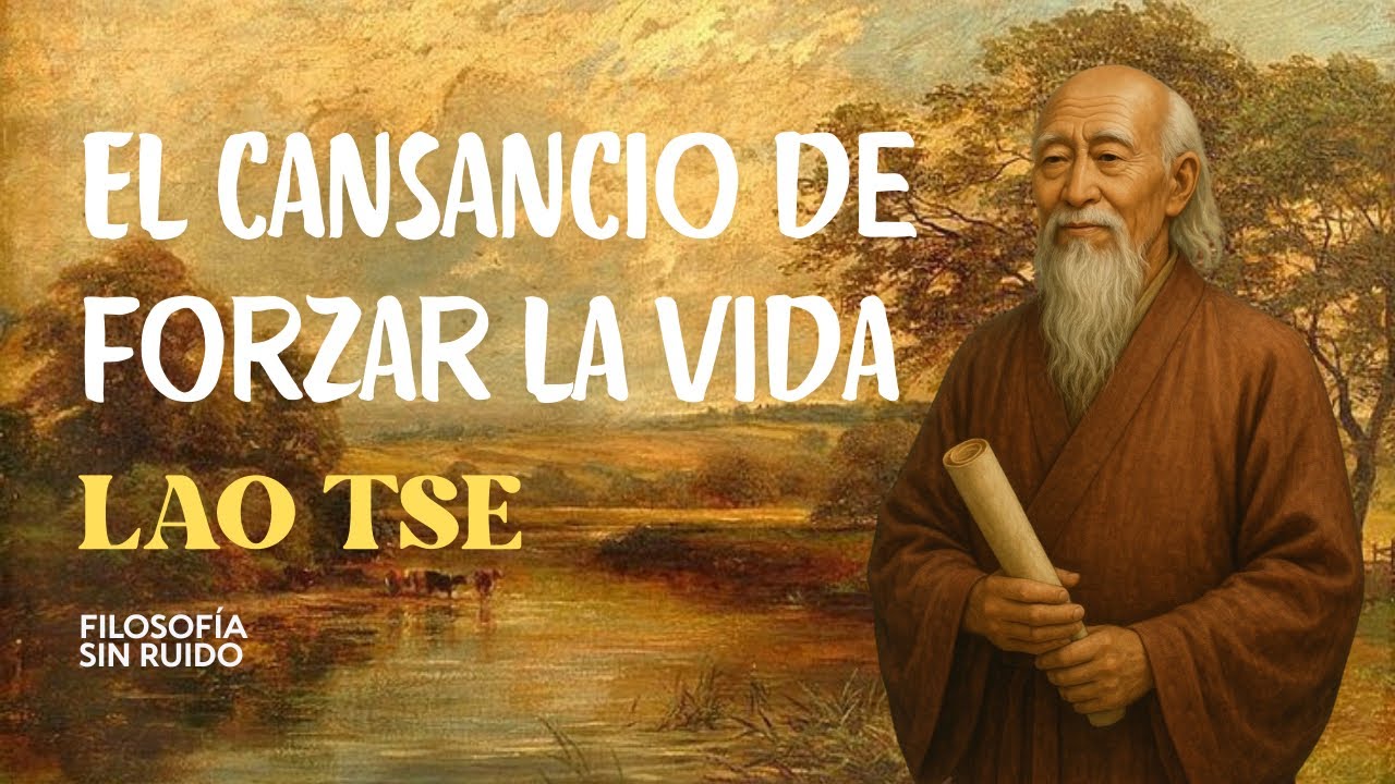 LAO TSE - Estás CANSADO porque lo estás FORZANDO todo en tu vida