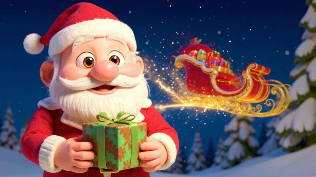 Santa Delivers the Gifts 🎅🎁 | Christmas Kids Song