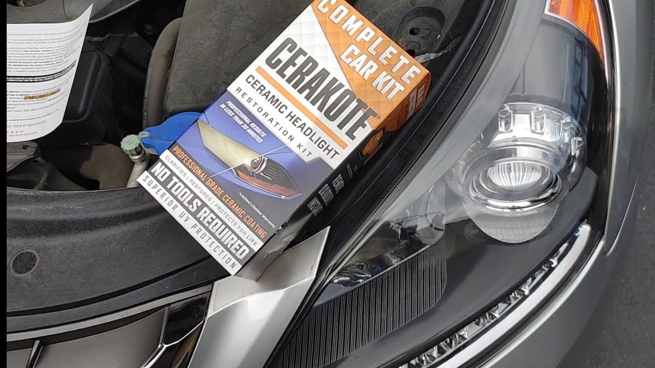 Cerakote CERAMIC Headlight Restoration Kit- EASY, AFFORDABLE, NO TOOLS REQUIRED and now at Walmart!