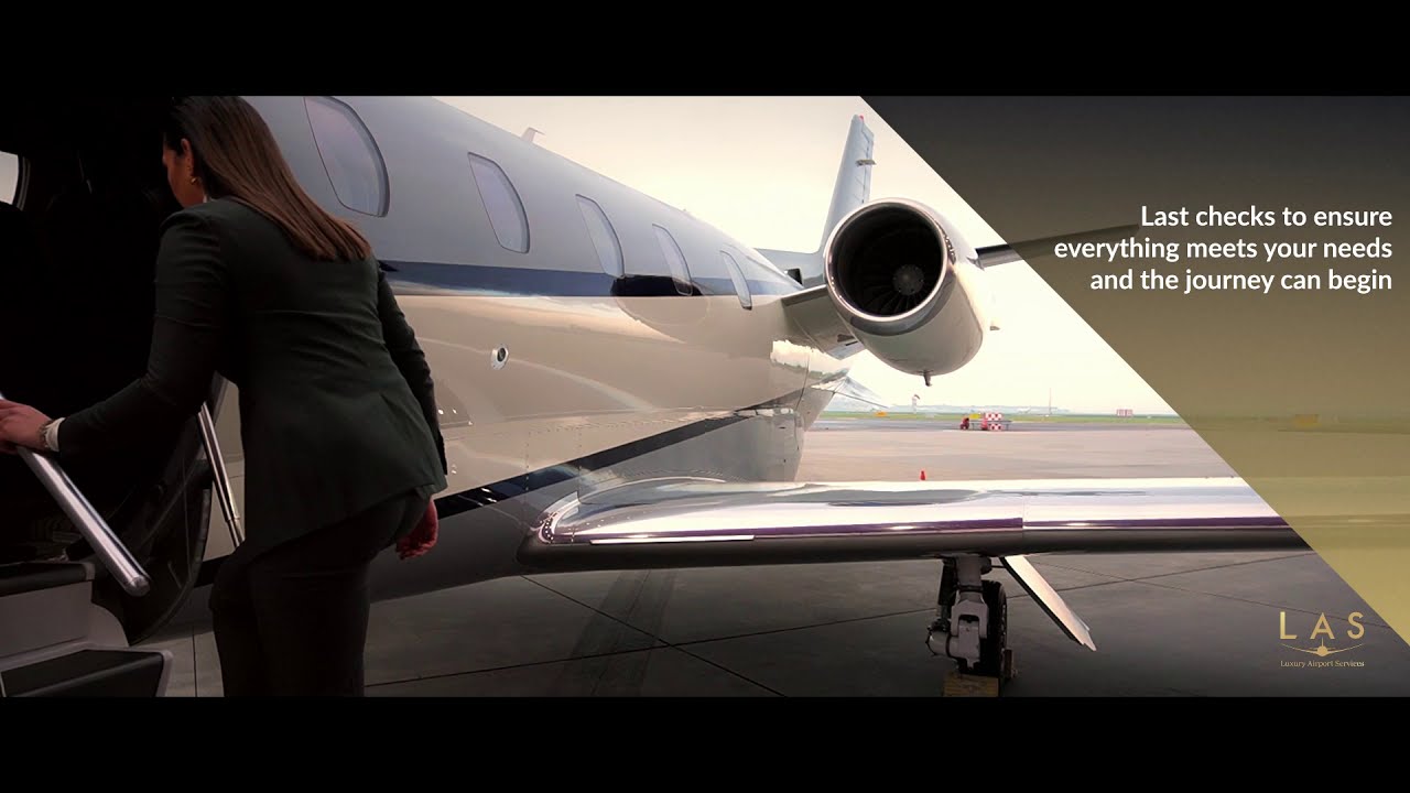 Private Jet Services on departure by Luxury Airport Services